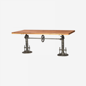 Wood Wide Table Heavy Twin Base
